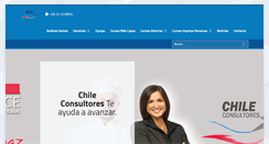 Desktop Screenshot of ccchileconsultores.cl