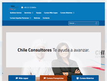 Tablet Screenshot of ccchileconsultores.cl